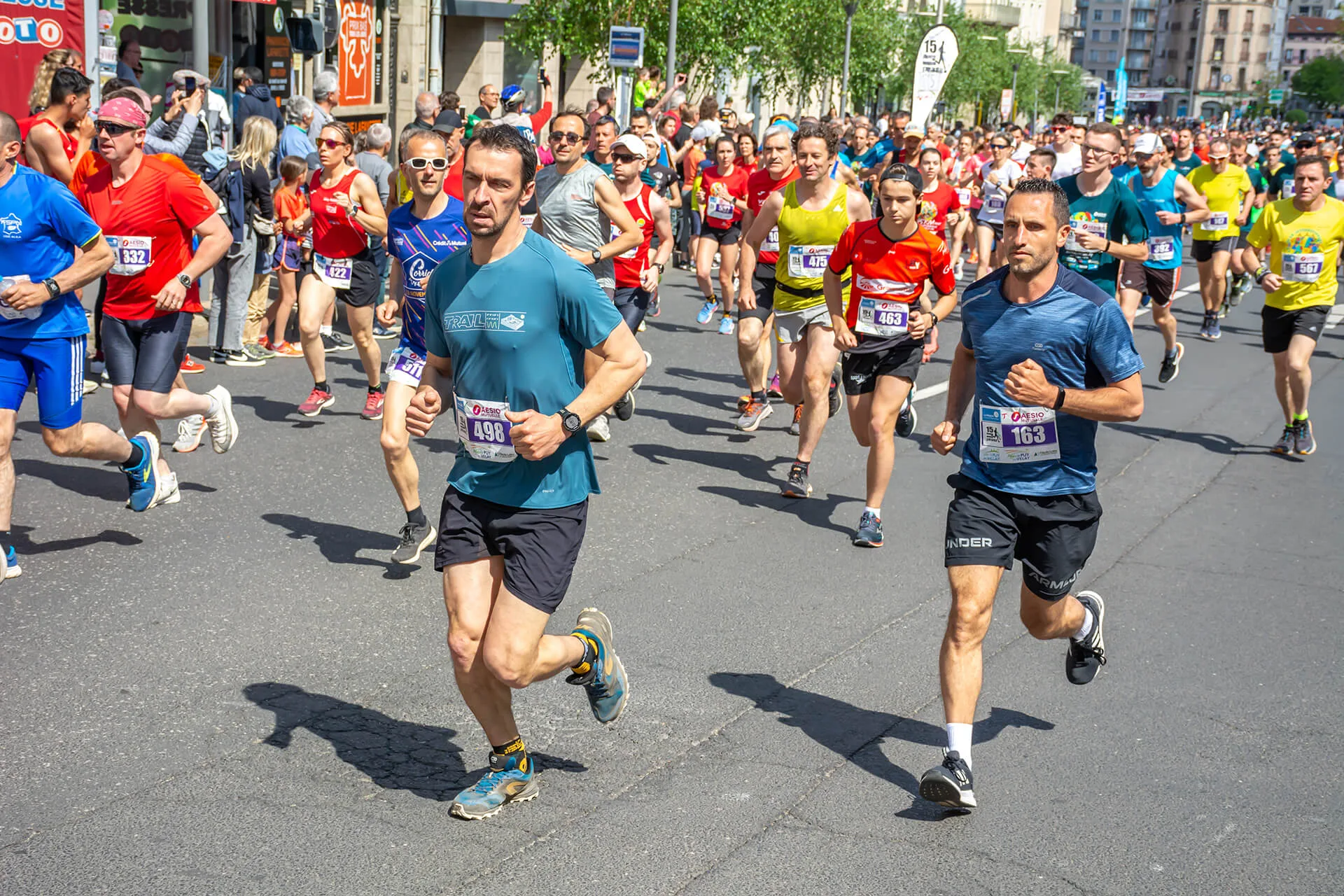 La course des 15km Internationaux du Puy