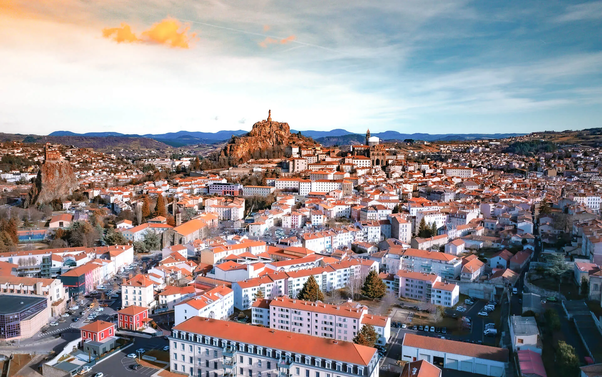 Vue de la ville du Puy-enVelay