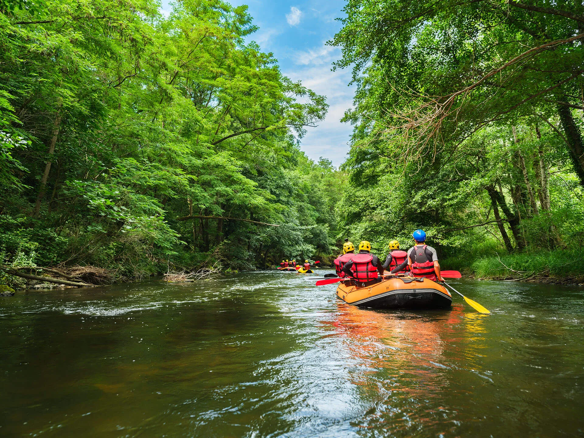 Rafting dans les Gorges de l'Allier