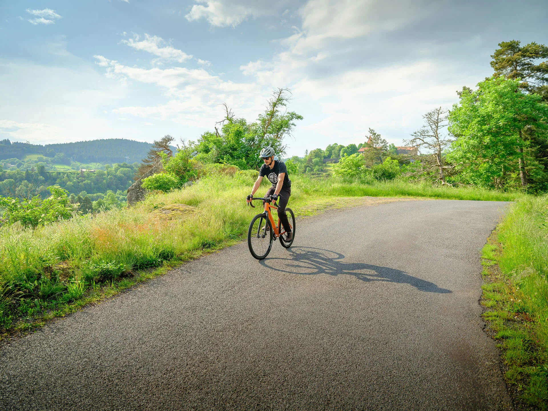 VTT dans les gorges de l'Allier à saint-Privat