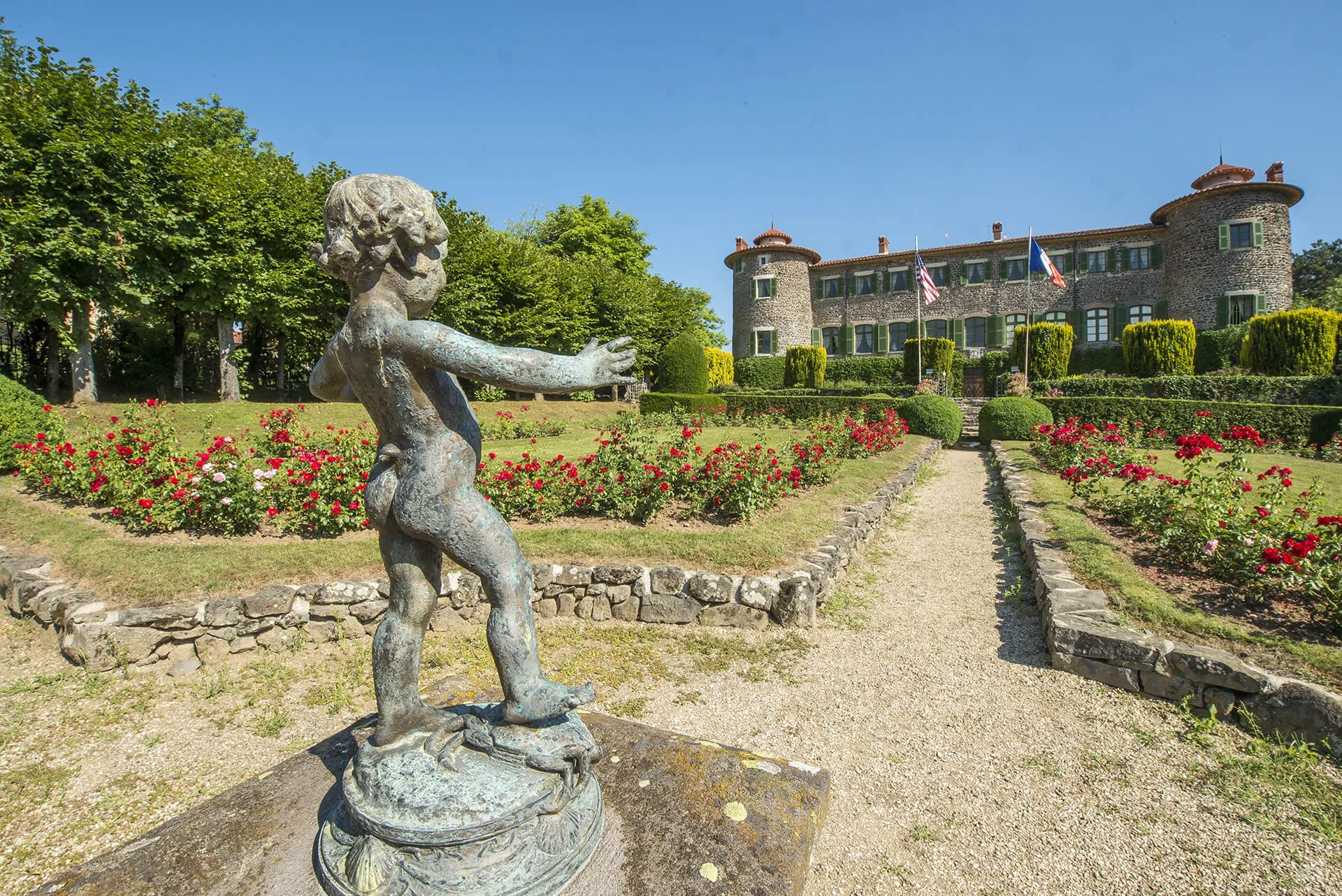 Le château de Chavaniac Lafayette vue extérieure