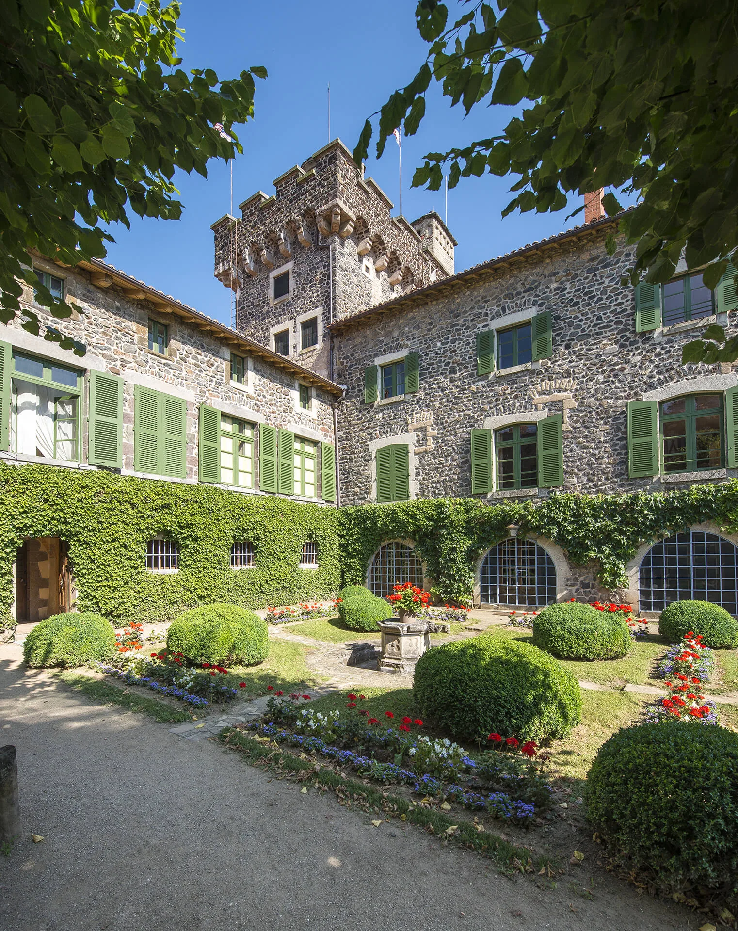 Le château de Chavaniac Lafayette vue extérieure