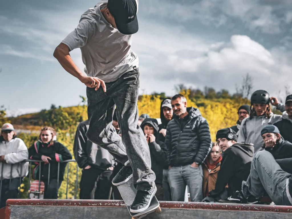 Freestyle au skate park du Puy-en-Velay