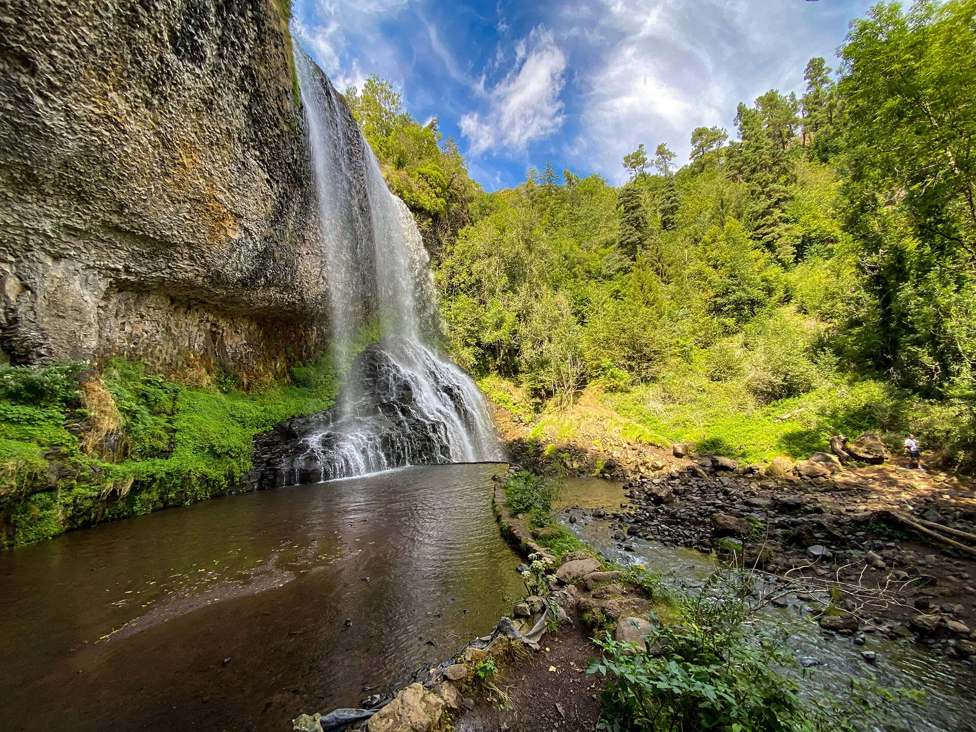 La cascade de la Beaume à Solignac sur Loire