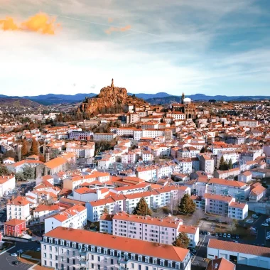 Vue de la ville du Puy-enVelay