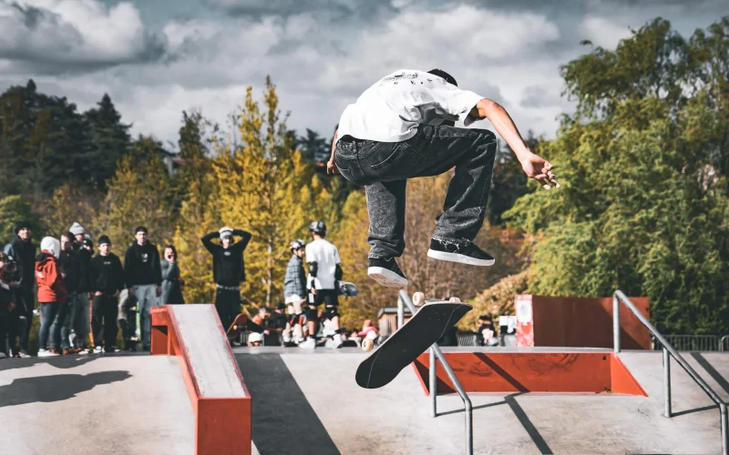 Freestyle au skate park du Puy-en-Velay