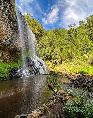 La cascade de la Beaume à Solignac sur Loire